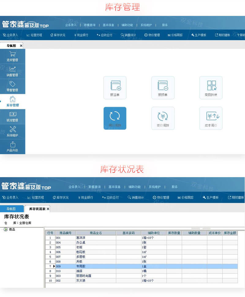 管家婆輝煌普及版庫存管理(lǐ)